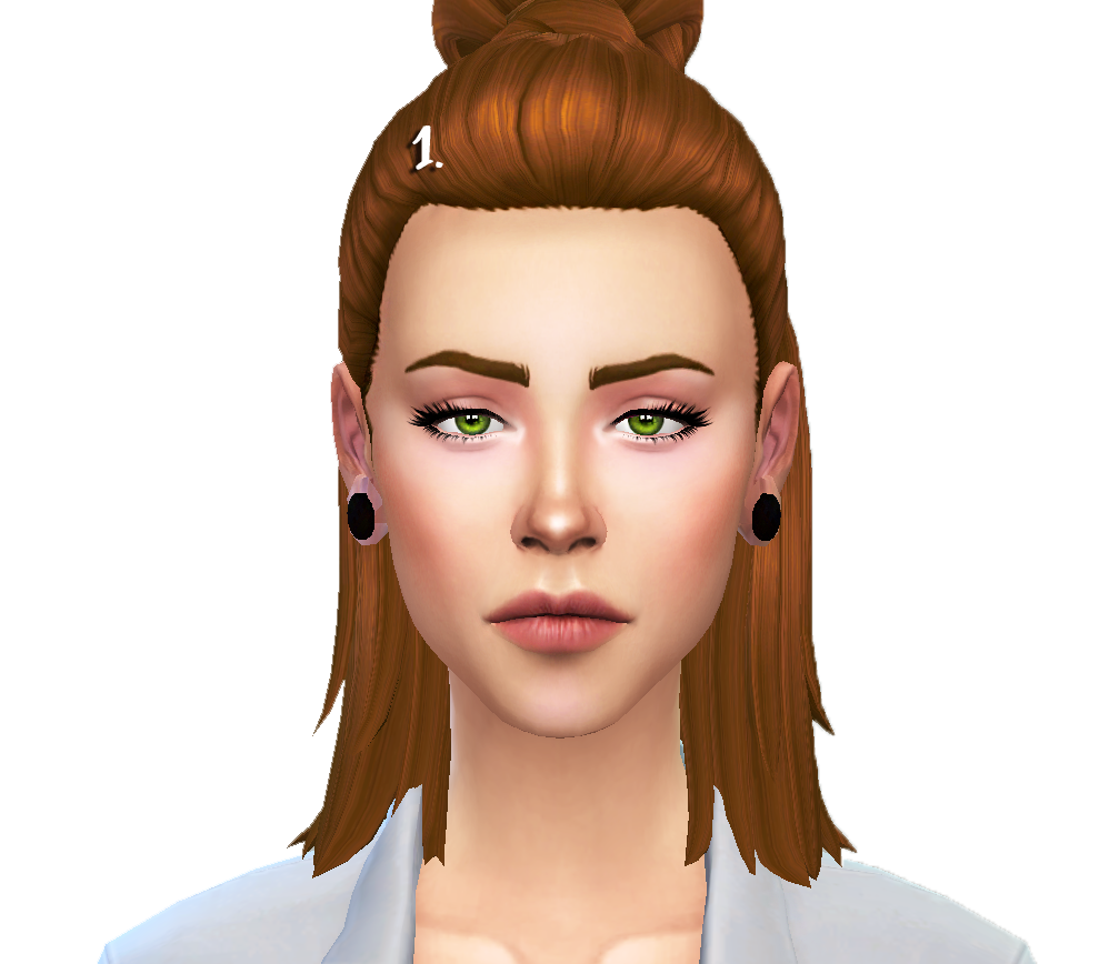 sims 4 maxis match shaved eyebrow